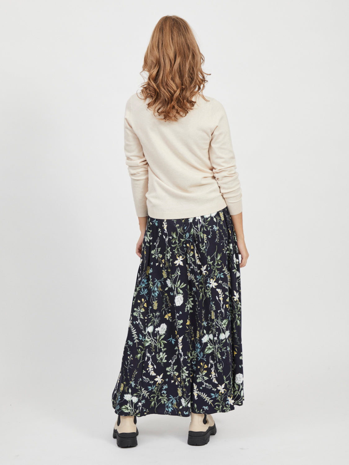 Dramblio kaulo spalvos megztinis, Vila Clothes